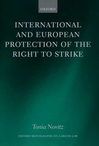 International and European Protection of the Right to Strike book cover