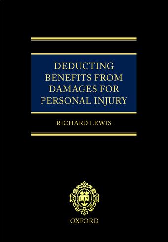 Deducting Benefits from Damages for Personal Injury book cover