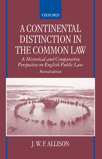 A Continental Distinction in the Common Law book cover