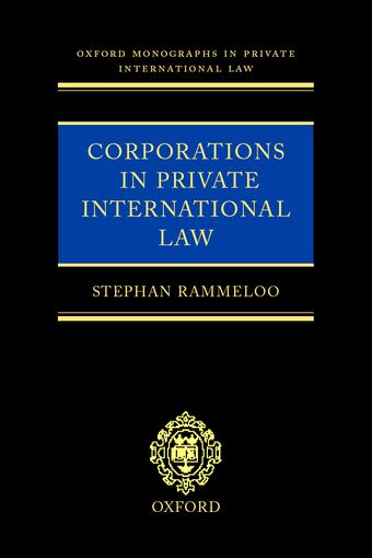 Corporations in Private International Law book cover