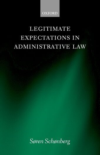 Legitimate Expectations in Administrative Law book cover