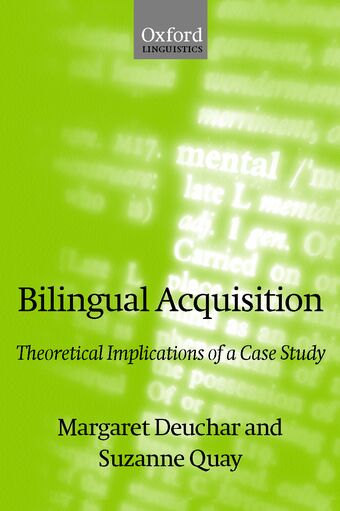 Bilingual Acquisition book cover
