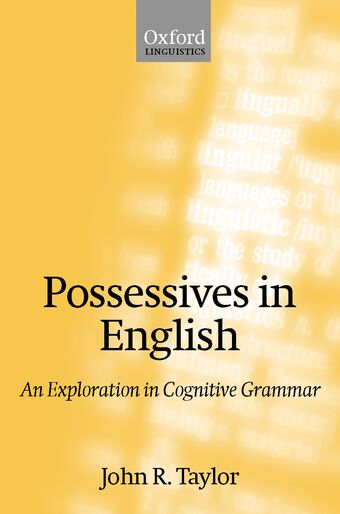 Possessives in English book cover