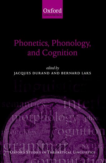 Phonetics, Phonology, and Cognition book cover