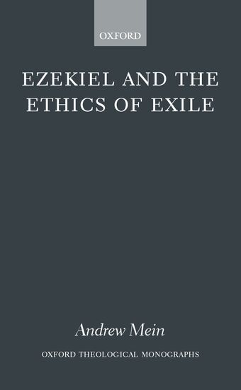 Ezekiel and the Ethics of Exile book cover