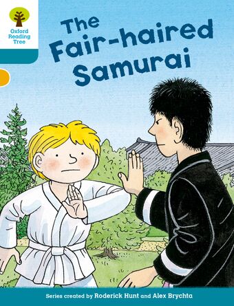 Biff, Chip and Kipper Stories Decode and Develop Level 9 The Fair-haired Samurai book cover