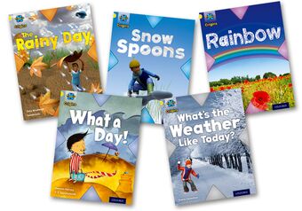 Project X Origins: Yellow Book Band, Oxford Level 3: Weather: Mixed Pack of 5 book cover