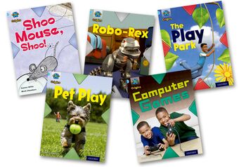Project X Origins: Light Blue Book Band, Oxford Level 4: Toys and Games Mixed 5 book cover