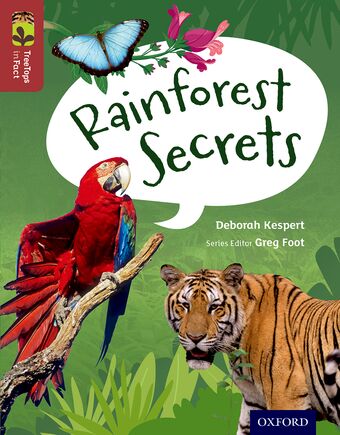 TreeTops Infact Level 15 Rainforest Secrets book cover