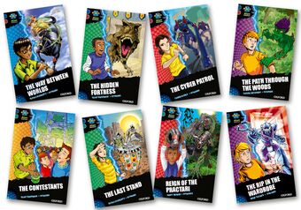 Project X Alien Adventures Dark Blue Book band Oxf Levels 15-16 Mixed Pack of 8 book cover