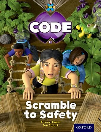 Project X Code Green Band Level 5 Jungle Scramble to Safety book cover