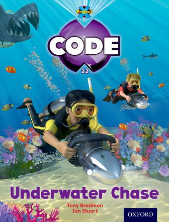 Project X Code Green Band Level 5 Shark Underwater Chase book cover