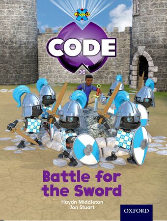 Project X Code Turquoise Band Level 7 Castle Kingdom Battle for the Sword book cover