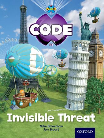 Project X Code Purple Band Level 8 Wonders of the World Invisible Threat book cover