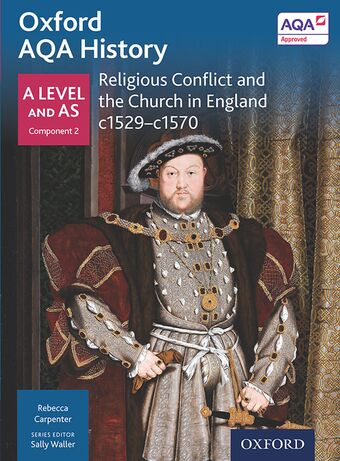 AQA A Level History: Religious Conflict and the Church in England book cover