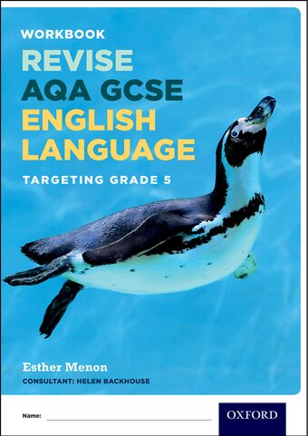 AQA GCSE English Language: Targeting Grade 5 Revision Workbook book cover