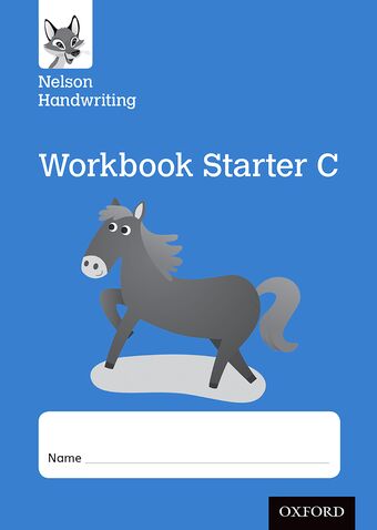 Nelson Handwriting: Reception/Primary 1 Starter C Workbook pack of 10 book cover