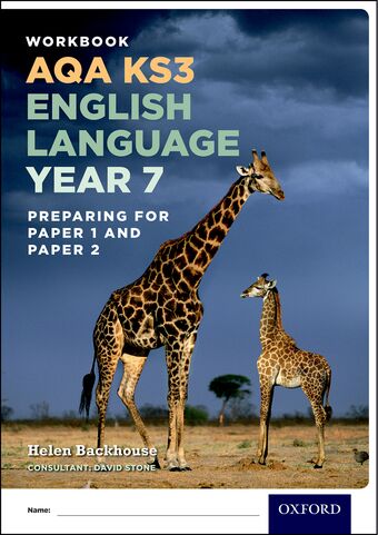 AQA KS3 English Language: Year 7 Test Workbook Pack book cover