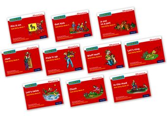 Read Write Inc Phonics: Red Ditty Books Mixed Pack of 10 book cover