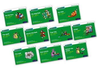 Read Write Inc Phonics: Green Set 1 Storybooks Mixed Pack of 10 book cover