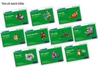 Read Write Inc Phonics: Green Set 1 Storybooks Pack of 100 book cover