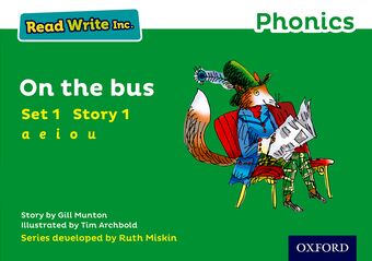 Read Write Inc Phonics Green Set 1 Storybooks On the Bus book cover