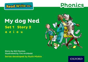 Read Write Inc Phonics: Green Set 1 Storybook 2 My Dog Ned book cover