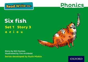 Read Write Inc Phonics: Green Set 1 Storybook 3 Six Fish book cover