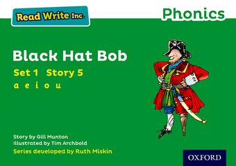 Read Write Inc Phonics: Green Set 1 Storybook 5 Black Hat Bob book cover