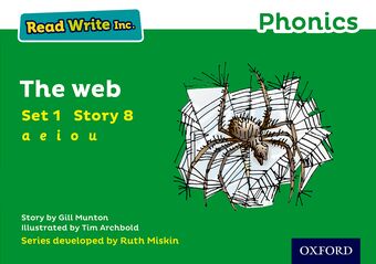 Read Write Inc Phonics: Green Set 1 Storybook 8 The Web book cover