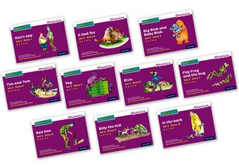 Read Write Inc Phonics: Purple Set 2 Storybooks Mixed Pack of 10 book cover