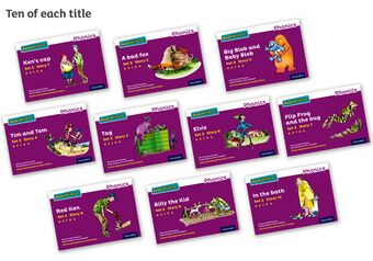 Read Write Inc Phonics: Purple Set 2 Storybooks Pack of 100 book cover