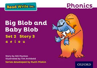 Read Write Inc Phonics: Purple Set 2 Storybook 3 Big Blob and Baby Blob book cover