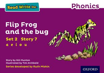 Read Write Inc Phonics: Purple Set 2 Storybook 7 Flip Frog and the Bug book cover