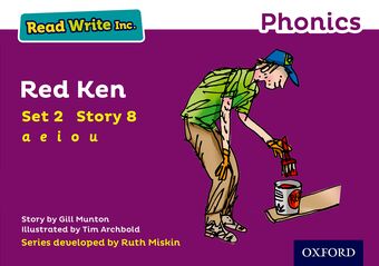 Read Write Inc Phonics: Purple Set 2 Storybook 8 Red Ken book cover