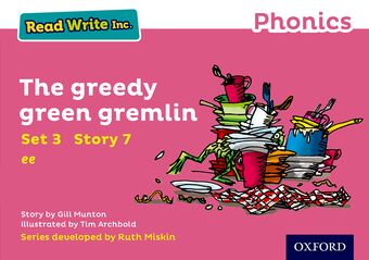 Read Write Inc Phonics: Pink Set 3 Storybook 7 The Greedy Green Gremlin book cover