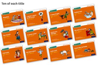 Read Write Inc Phonics: Orange Set 4 Storybooks Pack of 120 book cover