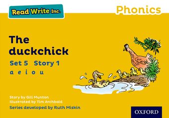 Read Write Inc Phonics: Yellow Set 5 Storybook 1 The Duckchick book cover