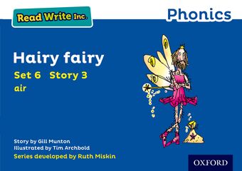 Read Write Inc Phonics: Blue Set 6 Storybook 3 Hairy Fairy book cover