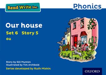 Read Write Inc Phonics: Blue Set 6 Storybook 5 Our House book cover