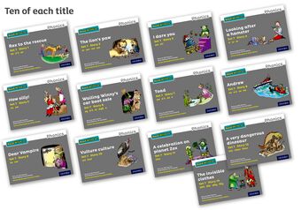 Read Write Inc Phonics: Grey Set 7 Storybooks Pack of 130 book cover