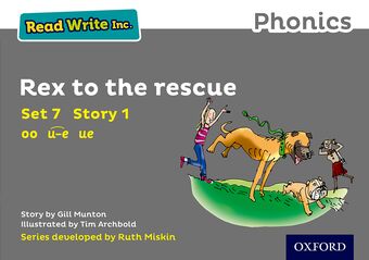 Read Write Inc Phonics: Grey Set 7 Storybook 1 Rex to the Rescue book cover