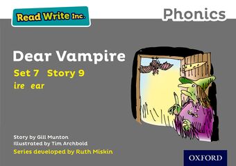 Read Write Inc Phonics: Grey Set 7 Storybook 9 Dear Vampire book cover