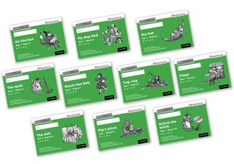 Read Write Inc Phonics: Black and White Green Set 1 Storybooks Mixed Pack of 10 book cover