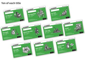 Read Write Inc Phonics: Black and White Green Set 1 Storybooks Pack of 100 book cover