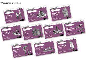 Read Write Inc Phonics: Black and White Purple Set 2 Storybooks Pack of 100 book cover