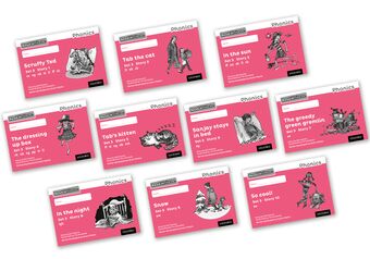 Read Write Inc Phonics: Black and White Pink Set 3 Storybooks Mixed Pack of 10 book cover
