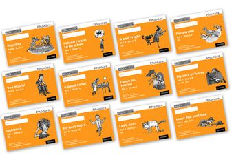 Read Write Inc Phonics: Black and White Orange Set 4 Storybooks Mixed Pack of 12 book cover