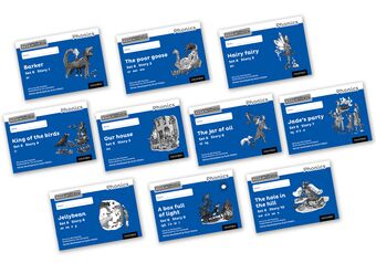 Read Write Inc Phonics: Black and White Blue Set 6 Storybooks Mixed Pack of 10 book cover