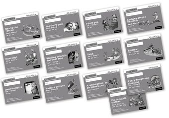 Read Write Inc Phonics: Black and White Grey Set 7 Storybooks Mixed Pack of 13 book cover